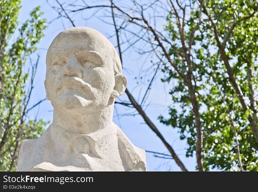 A monument to Vladimir Ilyich Lenin