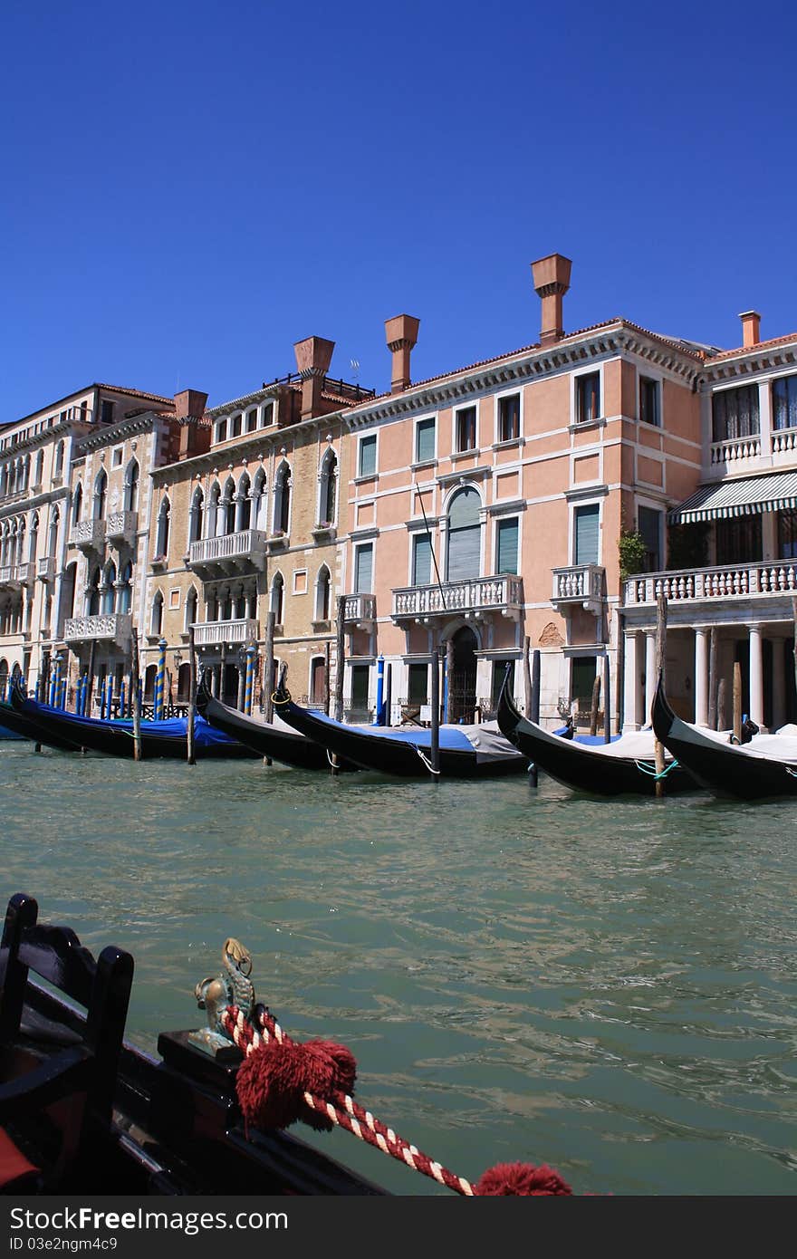 Beautifull venice see from the gondola. Beautifull venice see from the gondola