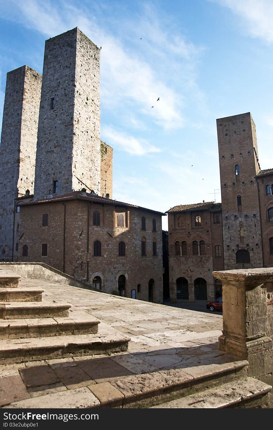 San Gimignano towers - Tuscan italy