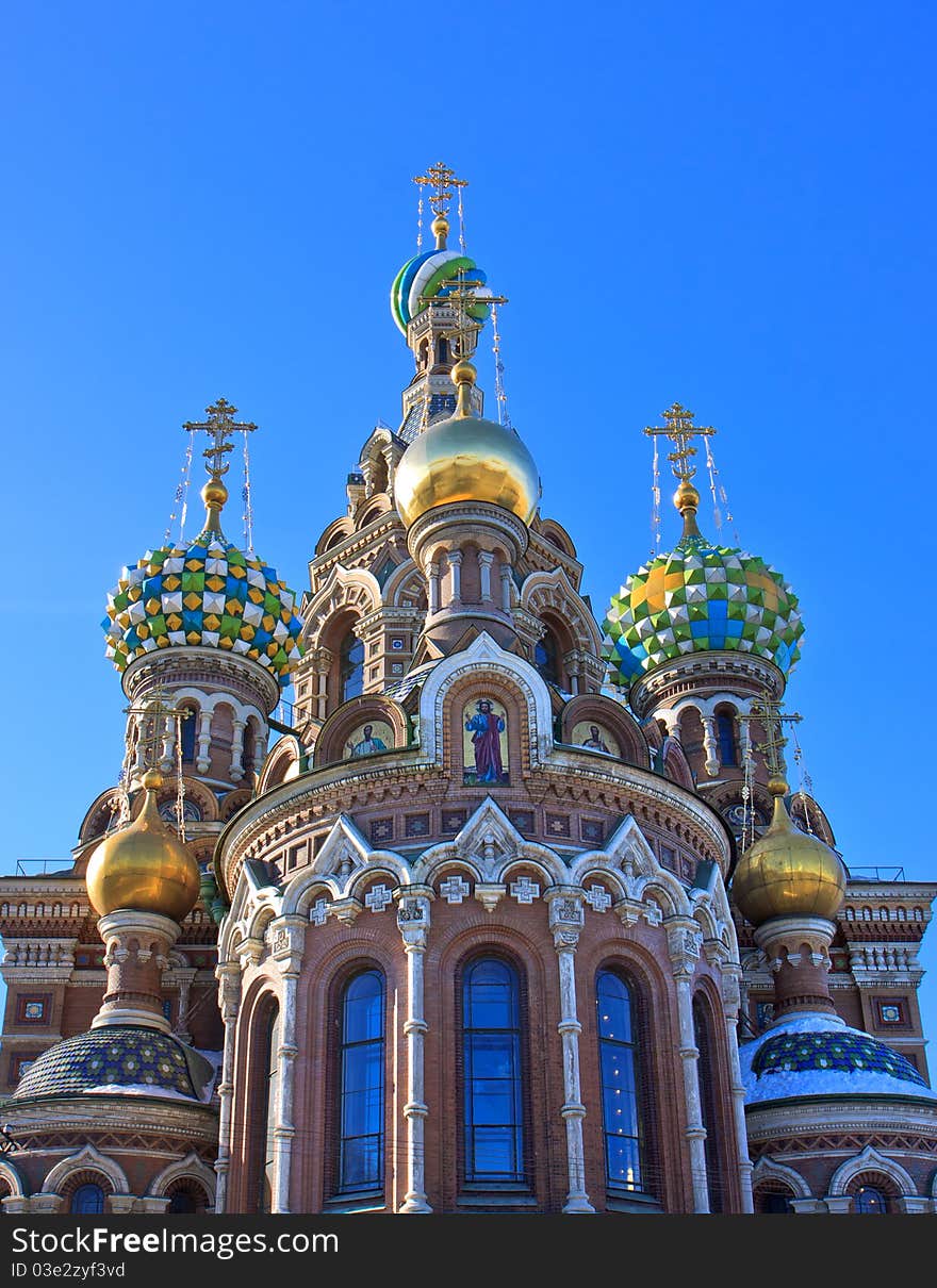 The Chesme Church . Saint-Petersburg, Russia