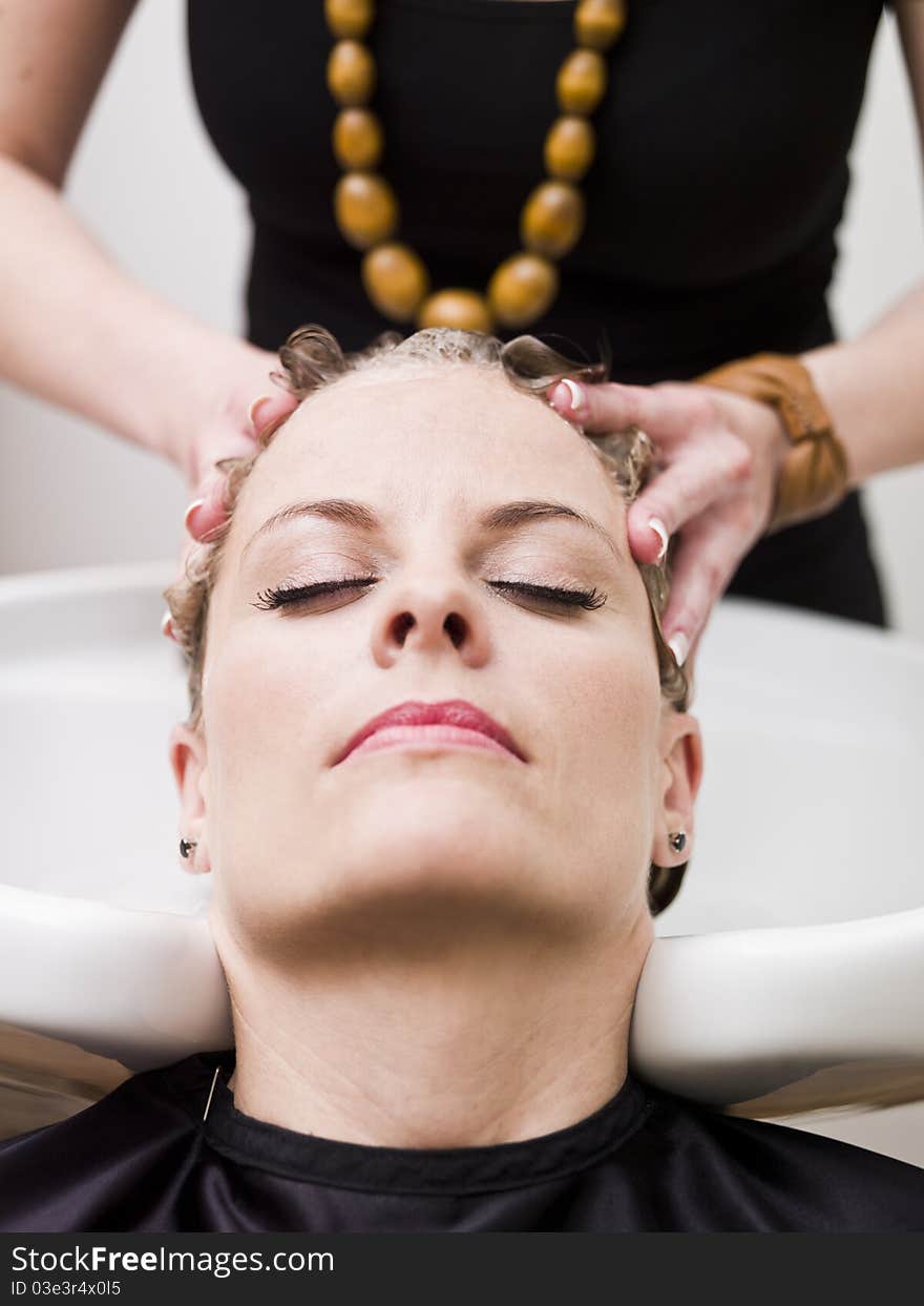 Relaxing at the Beauty Spa. Relaxing at the Beauty Spa