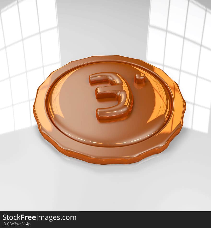 Bronze Medal 3D