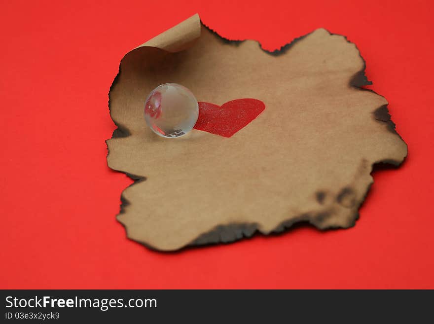 Emotional heart design crafted Valentine's Day. Emotional heart design crafted Valentine's Day