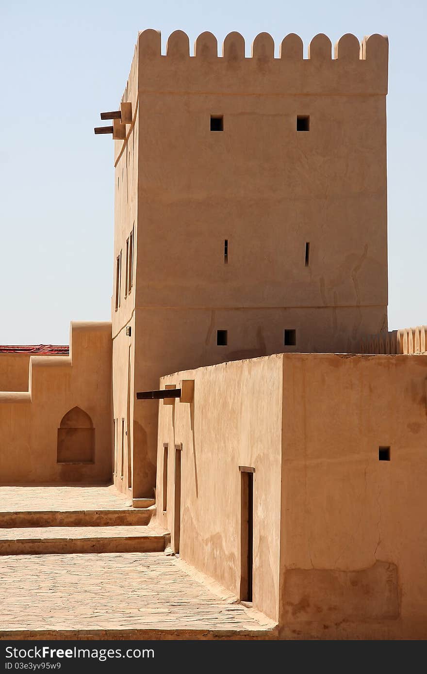 Nakhal-old fortress in Oman