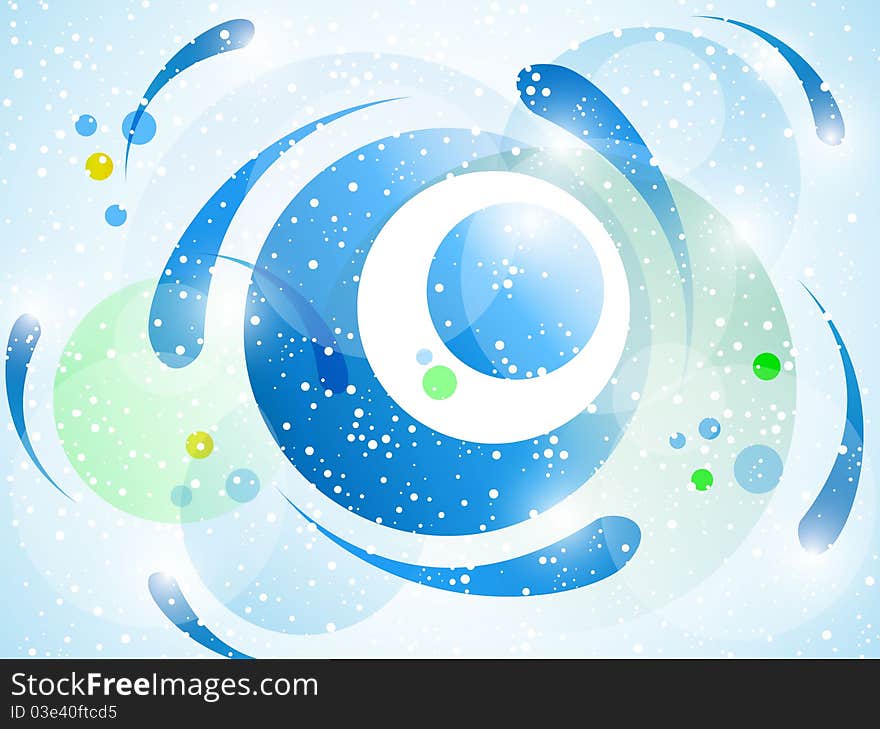 Blue abstract background. Vector illustration. Blue abstract background. Vector illustration