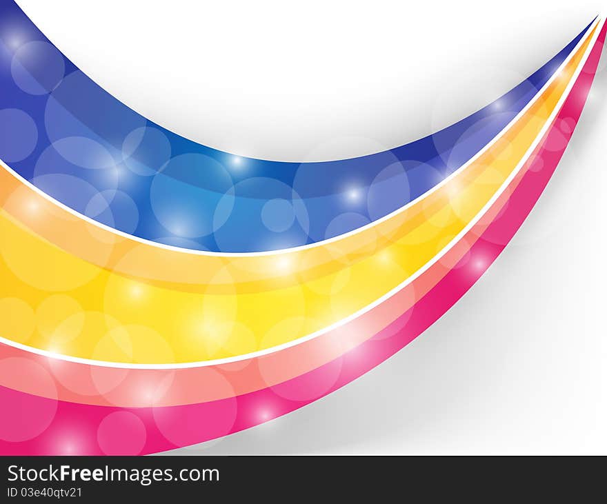 Colorful abstract poster. Vector illustration. Colorful abstract poster. Vector illustration