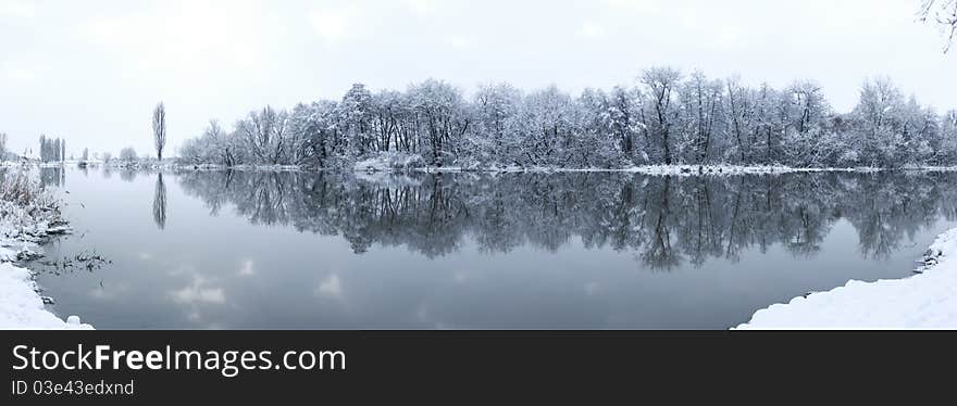 Winter by the river