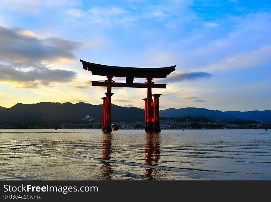 Miyajima was was a town located on the island of Itsukushima in Saeki District, Hiroshima, Japan. Miyajima was was a town located on the island of Itsukushima in Saeki District, Hiroshima, Japan.