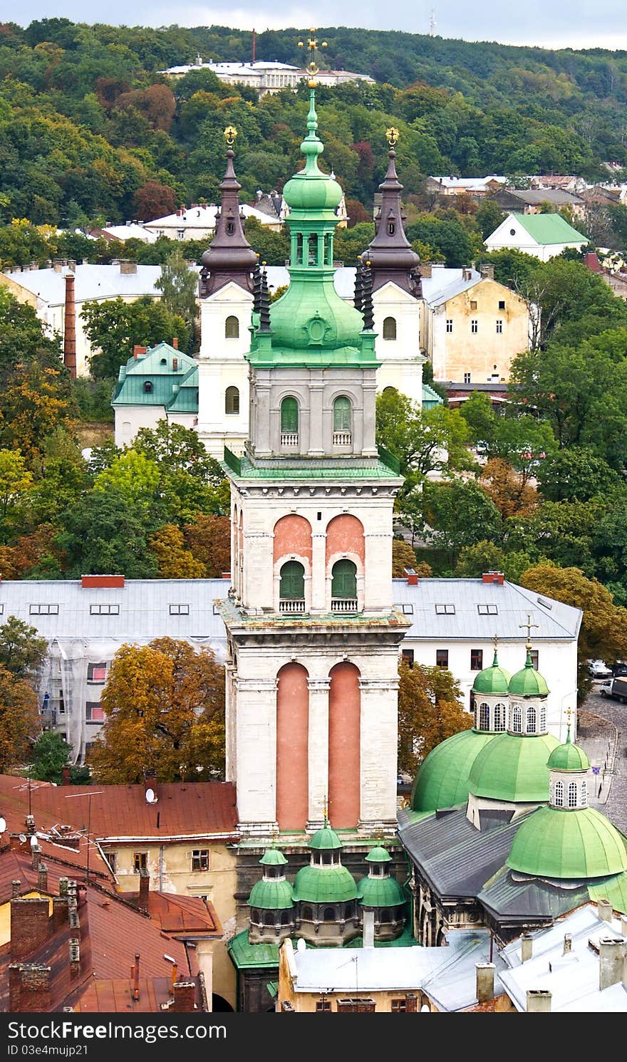 Eastern european city is Lviv in august