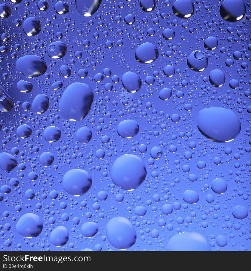 Blue background with a rainbow and a beautiful textures