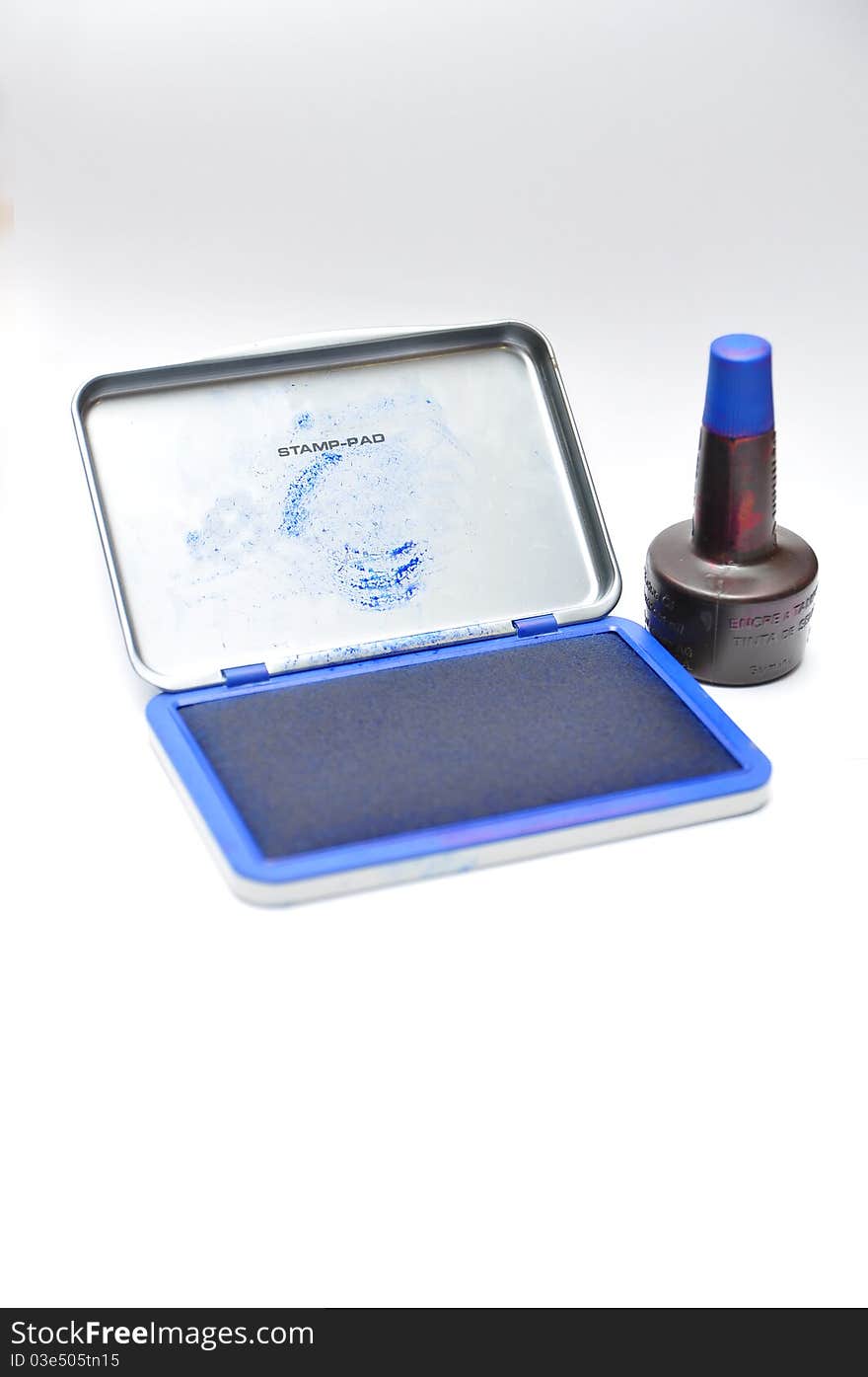 Stamp Pad With Refill Ink