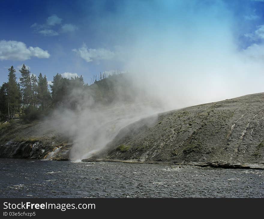 Yellowstone Geyser