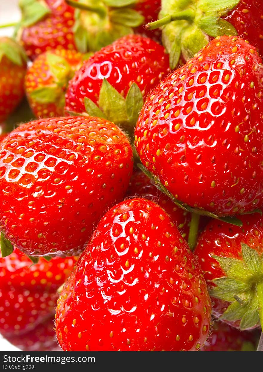 Fresh delicious strawberry bright indoor. Fresh delicious strawberry bright indoor