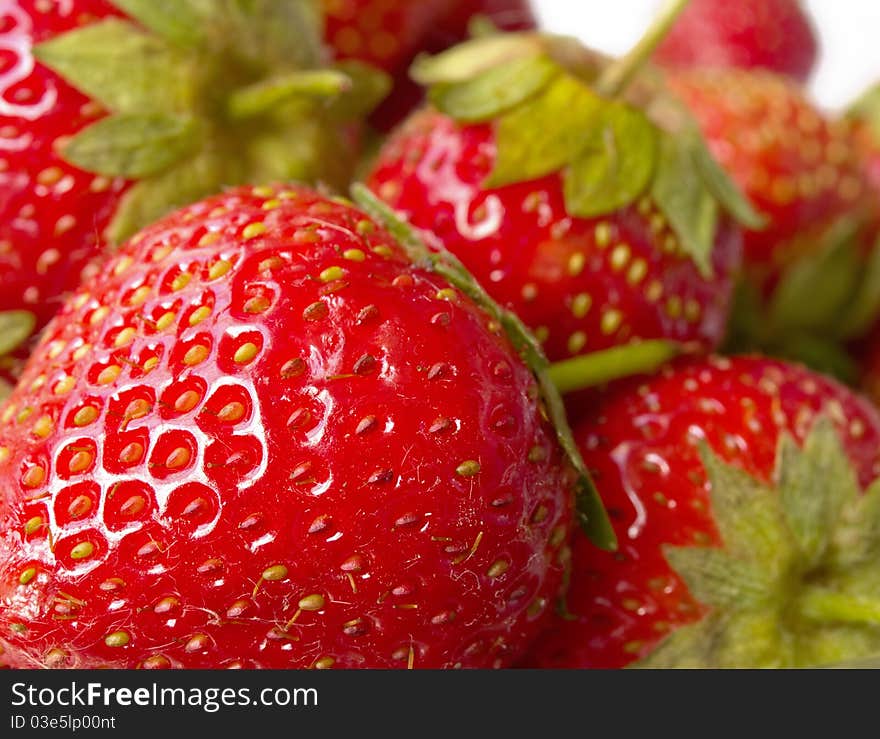 Fresh delicious strawberry bright indoor. Fresh delicious strawberry bright indoor