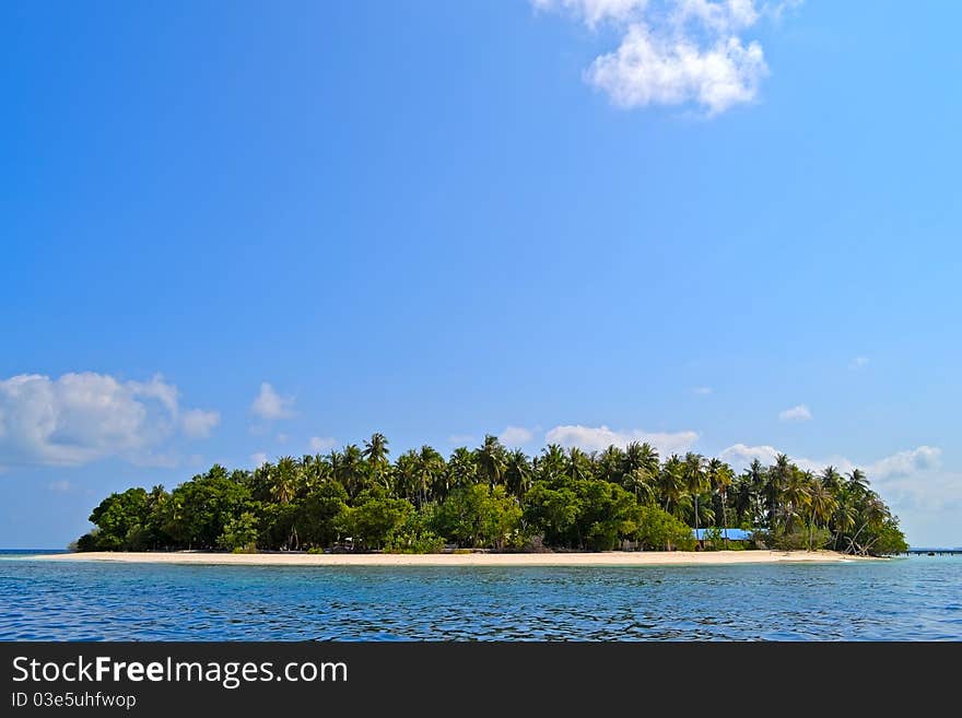 Maldive island resort