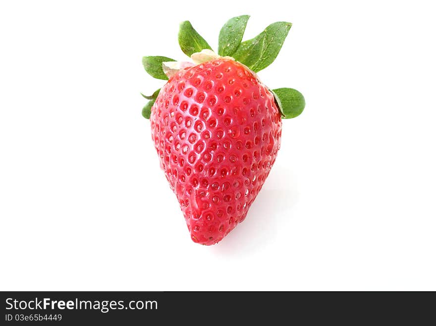 Strawberry On A White Background