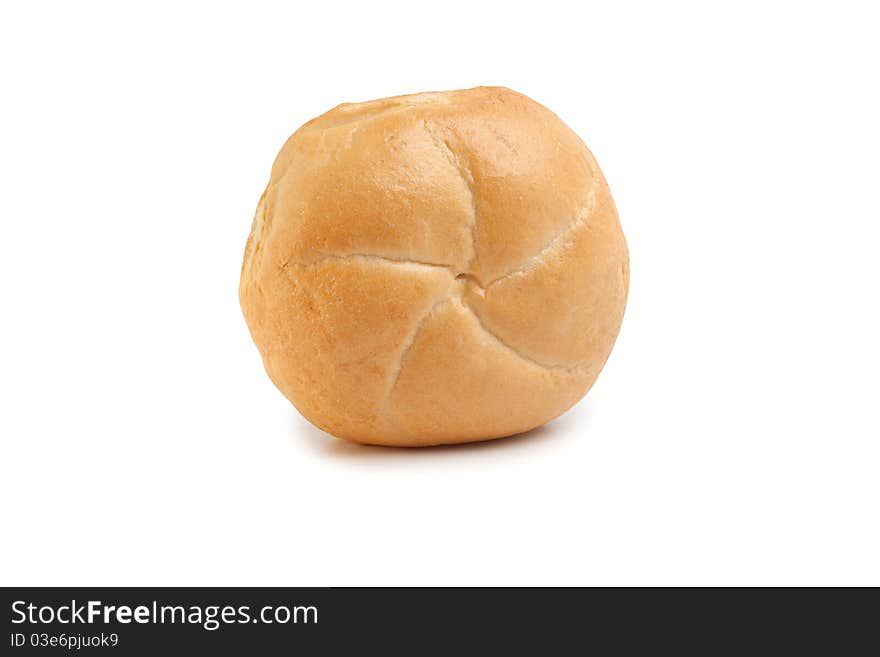 Fresh Buns on white background