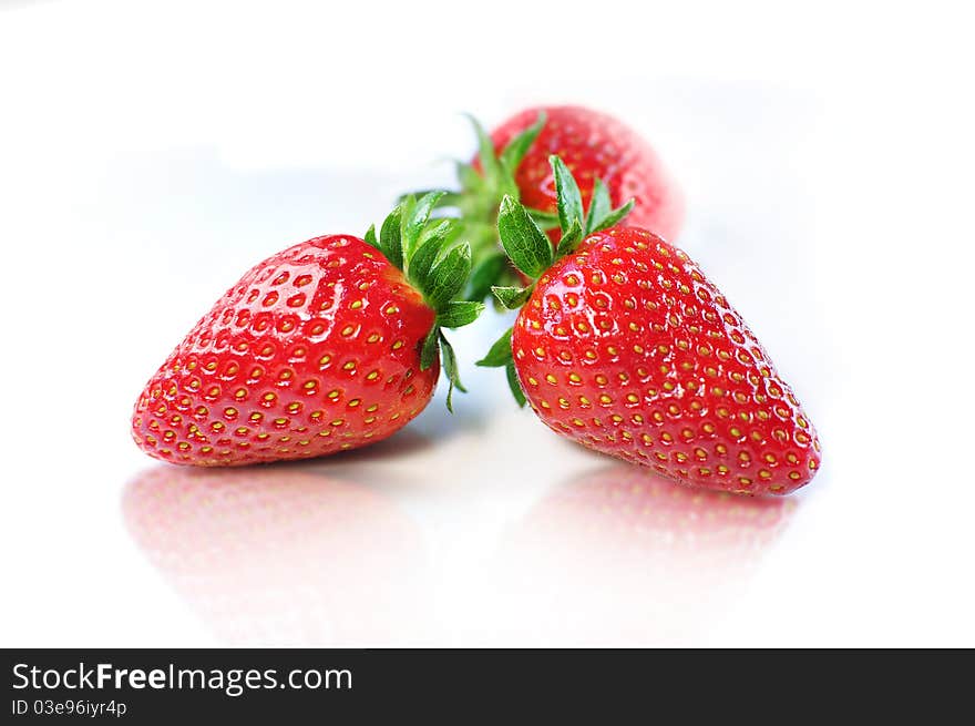 Strawberry isolated on white background. Strawberry isolated on white background.