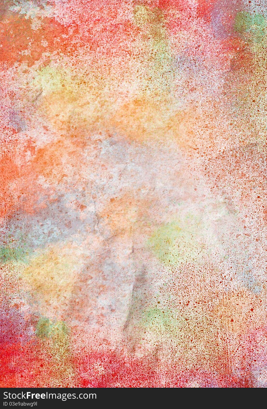 Dirty grunge color crumpled paper for background