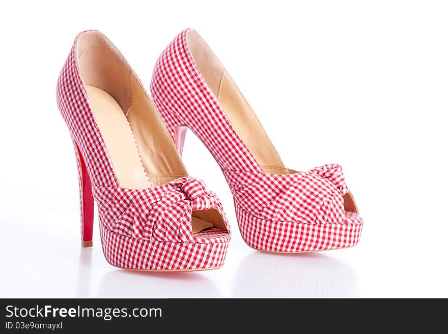 Checkered Court Shoes