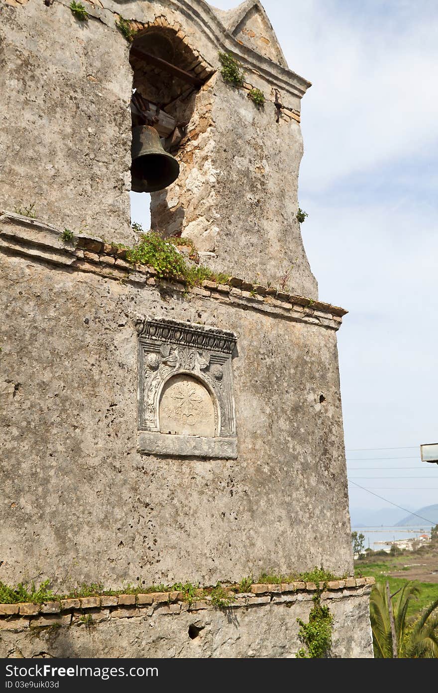 Old Campanile Near Preveza In Greece