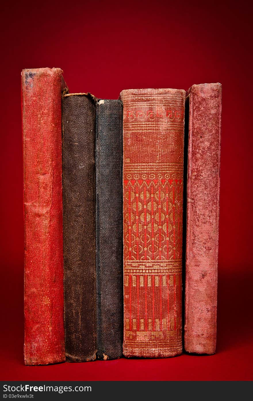 Old antique books from scuffs and scratches. Old antique books from scuffs and scratches