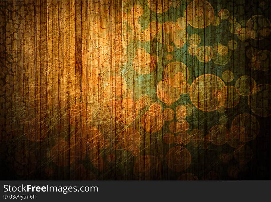 A high resolution vintage wooden background or texture with corrosion effect and paint drips