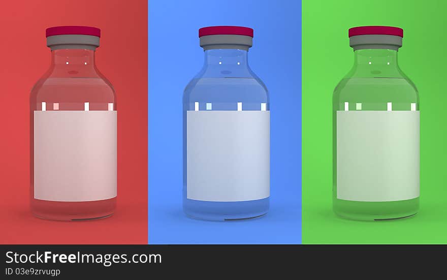 The Set Of Bottles