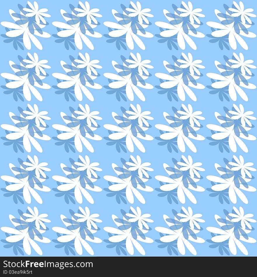 Seamless floral pattern. Vector illustration.