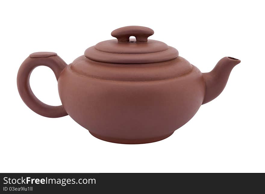 Ceramic teapot for brewing tea