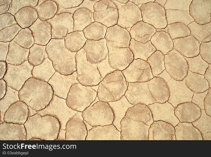 Surface of pan in Dead Vlei, desert Namib, namibia. Surface of pan in Dead Vlei, desert Namib, namibia.