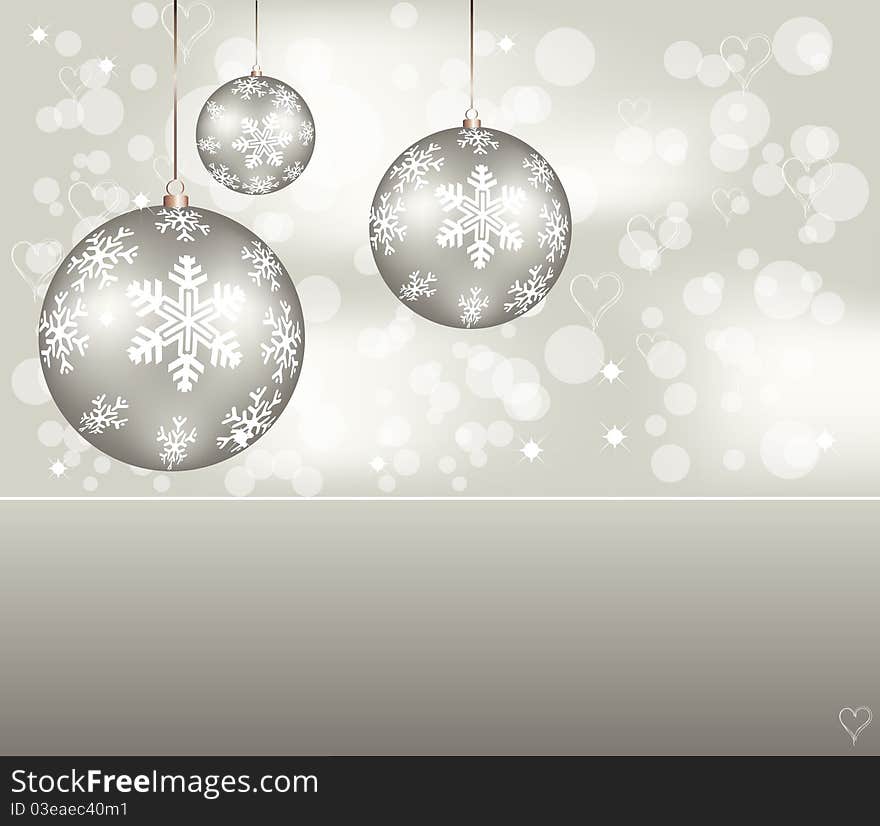 Elegant christmas background