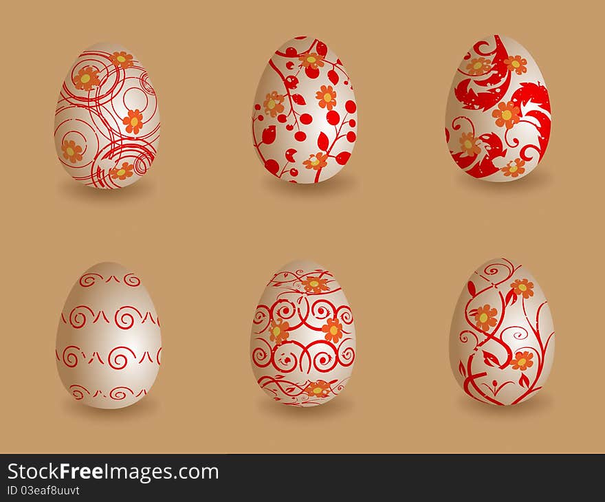 Easter eggs for your business background