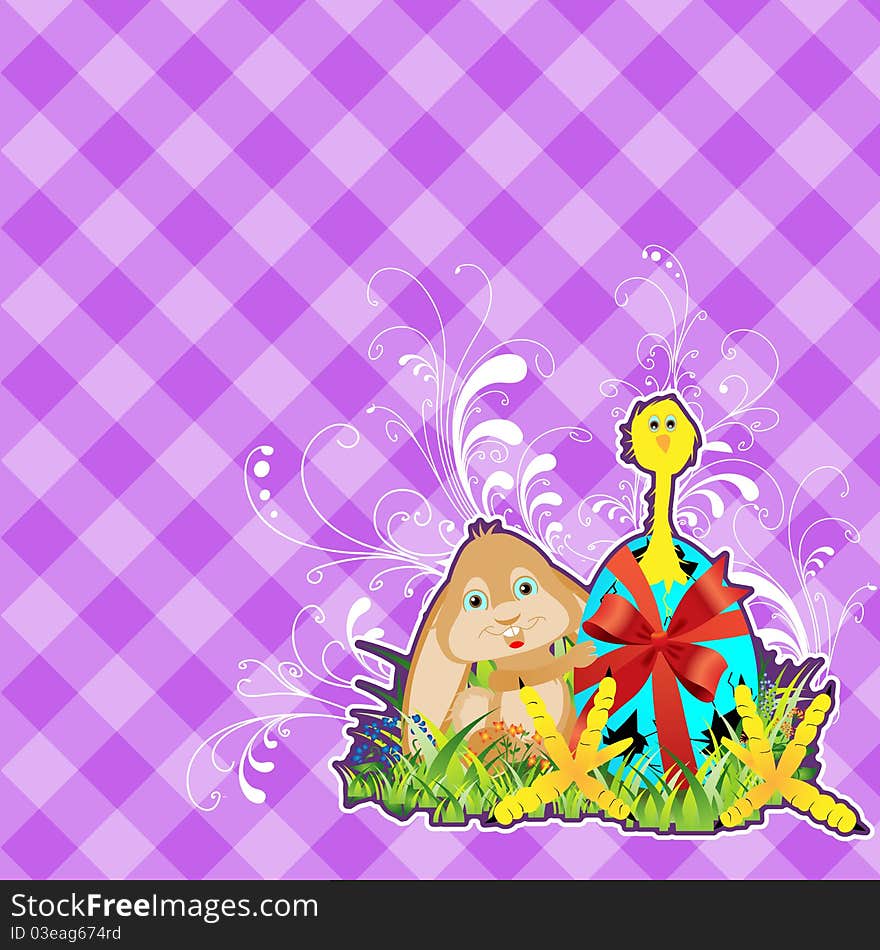 Easter background for your business