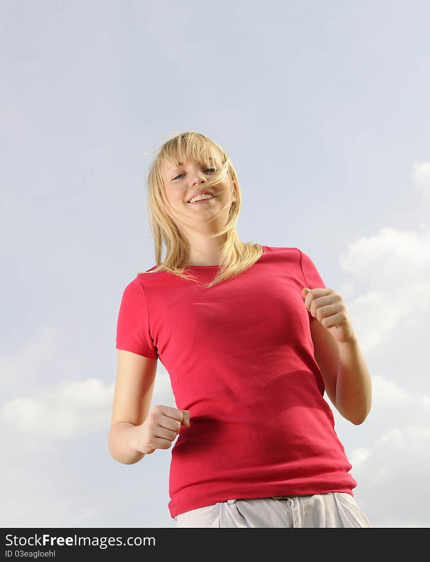 Young Woman Jogging