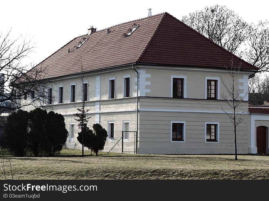 Old manor house after reconstruction