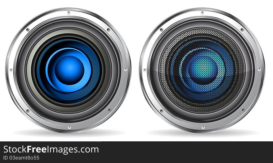 Blue quality speaker