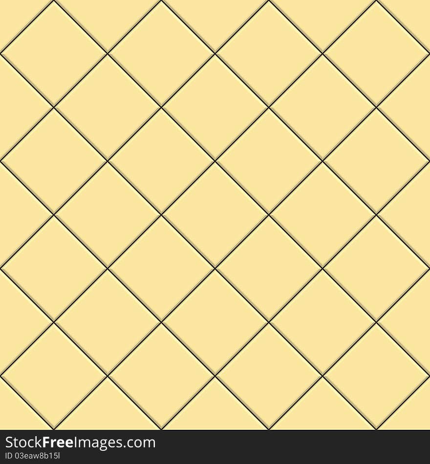 Seamless simple tan tiles texture. Seamless simple tan tiles texture