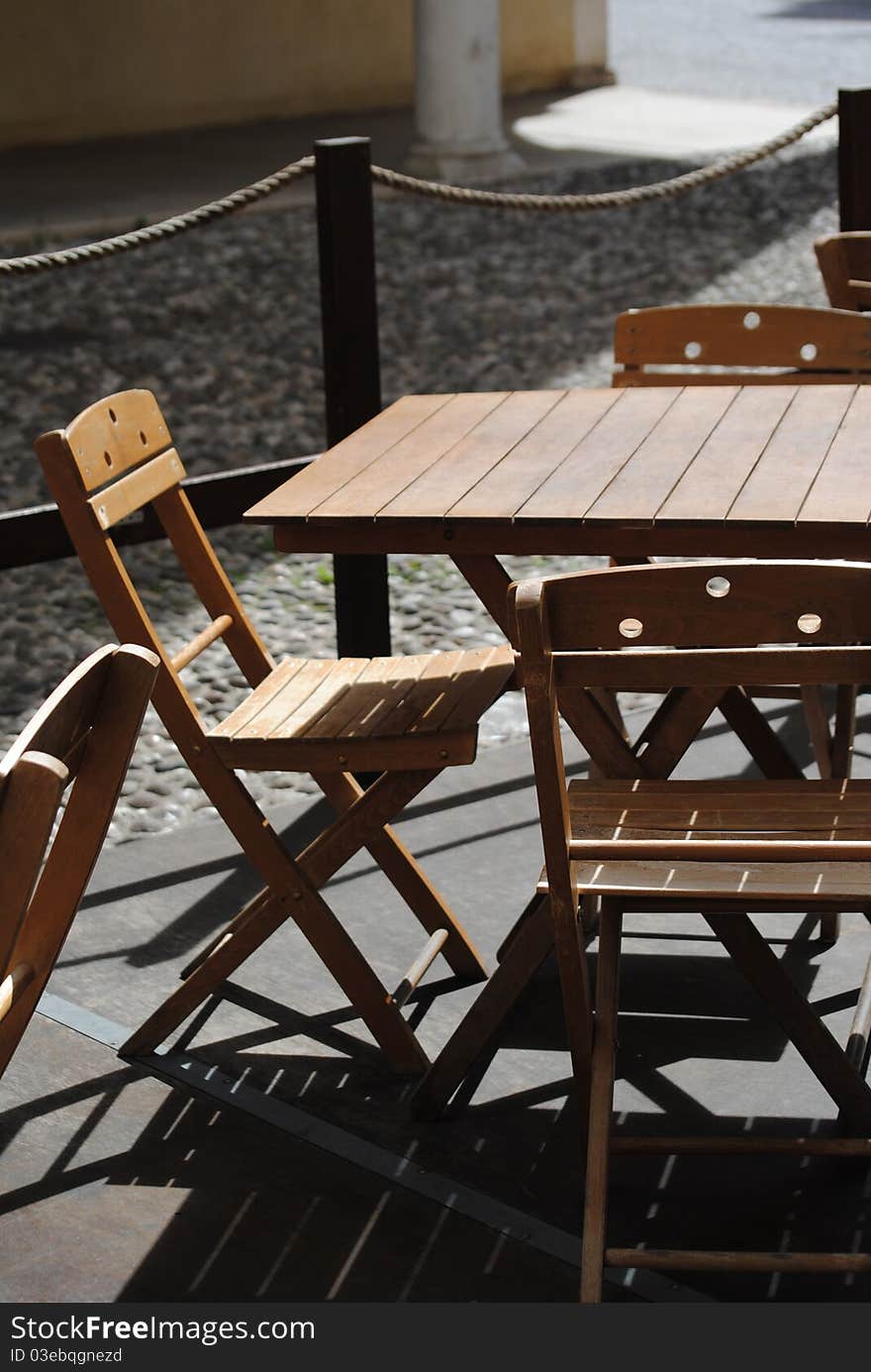 Wooden table