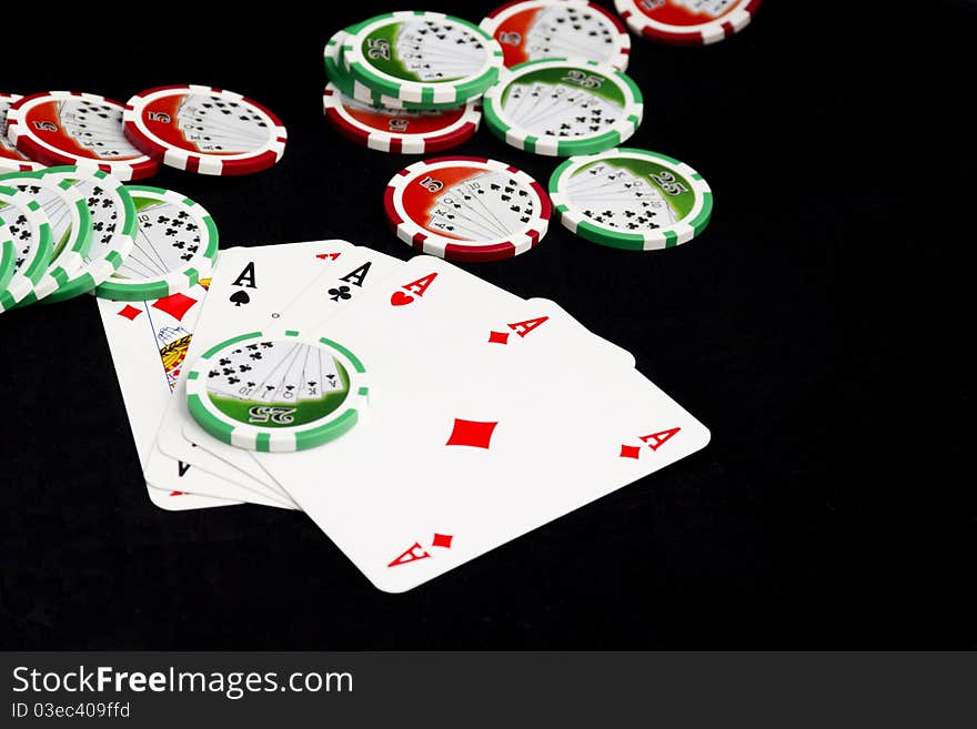 Poker of aces