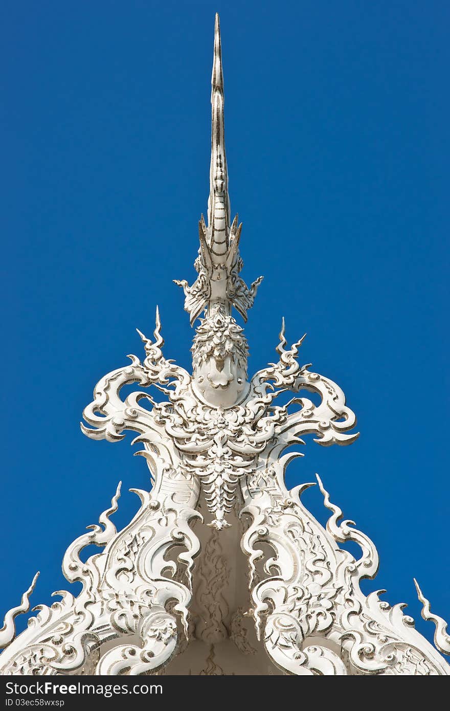 Chofah of Ubosot, Wat Rong Khun.