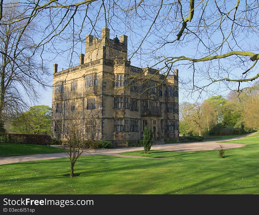 Elizabethan country house at Padiham, Lancashire.  It was the home of the Shuttleworth family,. Elizabethan country house at Padiham, Lancashire.  It was the home of the Shuttleworth family,