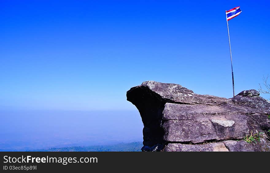 Choothong cliff in poohinrongkla nation park