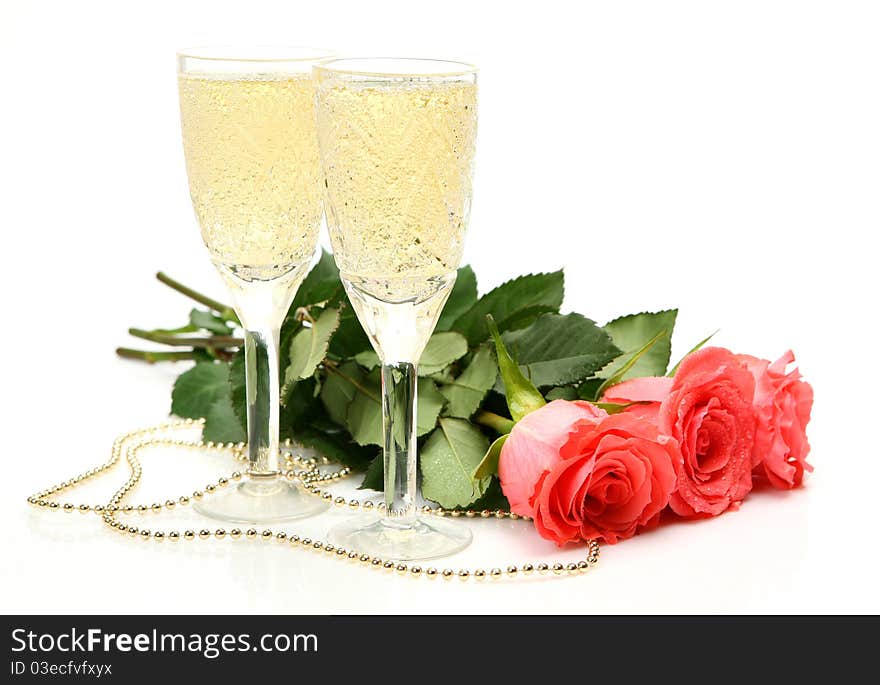 Champagne And Roses