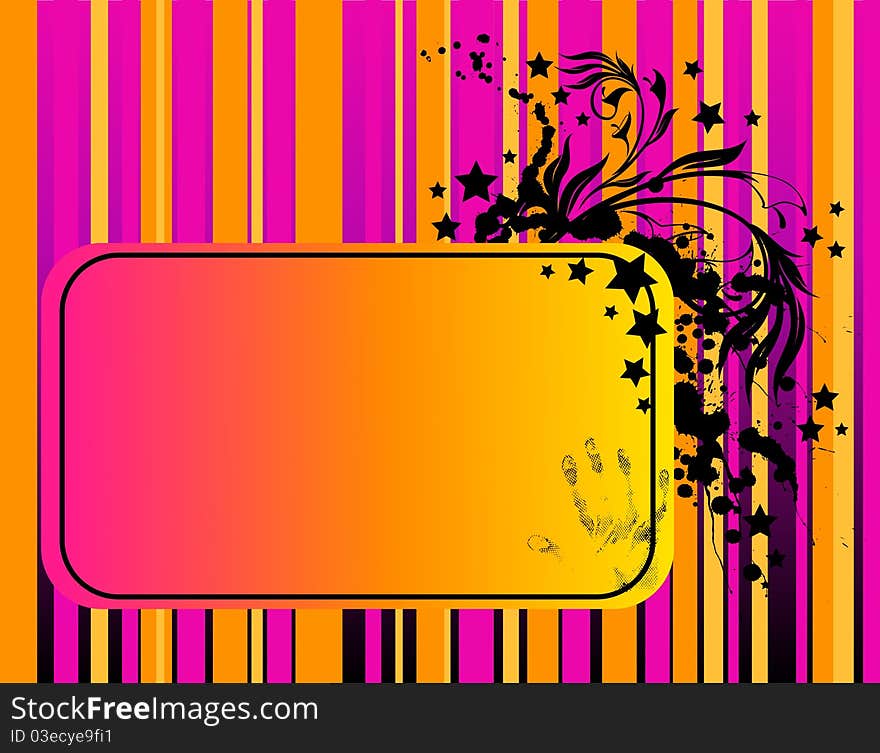 Abstract Background With Blots.