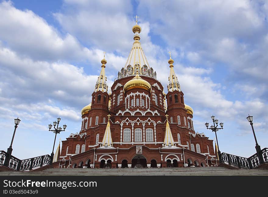 St. Michael's Cathedral, Russia, the Republic of Udmurtia. St. Michael's Cathedral, Russia, the Republic of Udmurtia