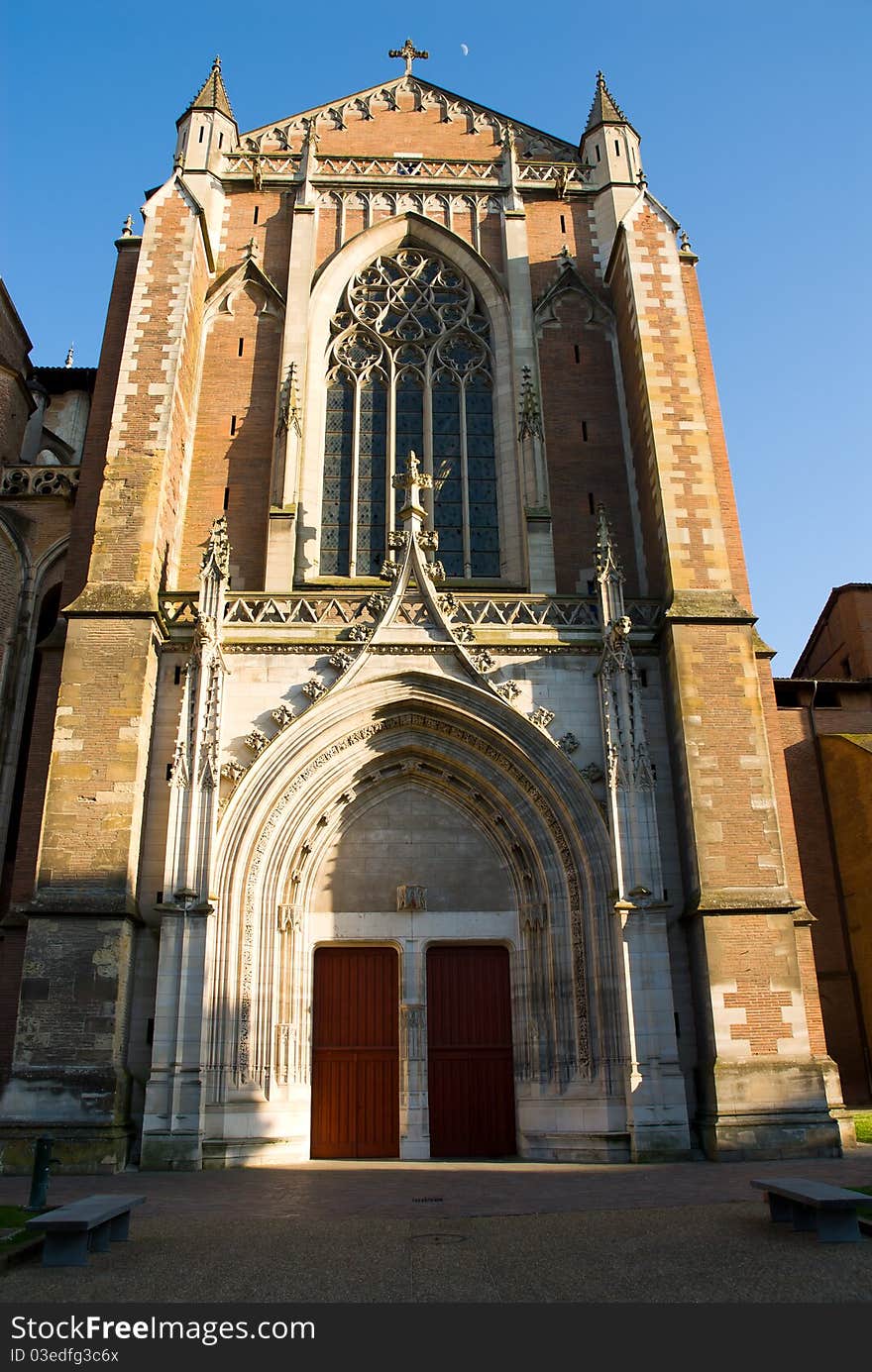 Cathedral Saint-Etienne de Toulouse is a Roman Catholic cathedral, and a national monument of France, located in the city of Toulouse. Cathedral Saint-Etienne de Toulouse is a Roman Catholic cathedral, and a national monument of France, located in the city of Toulouse.