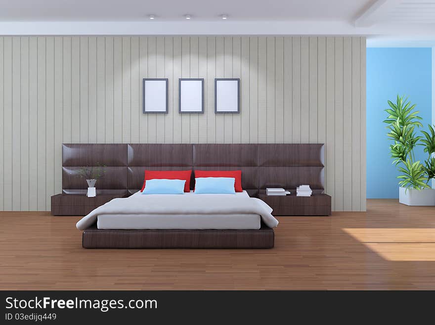 Modern bedroom