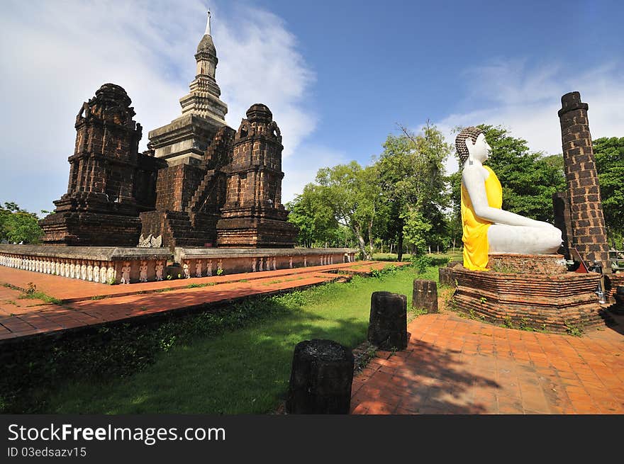 Ancient Pagoda Siam at Lamphun, Thailand. Ancient Pagoda Siam at Lamphun, Thailand