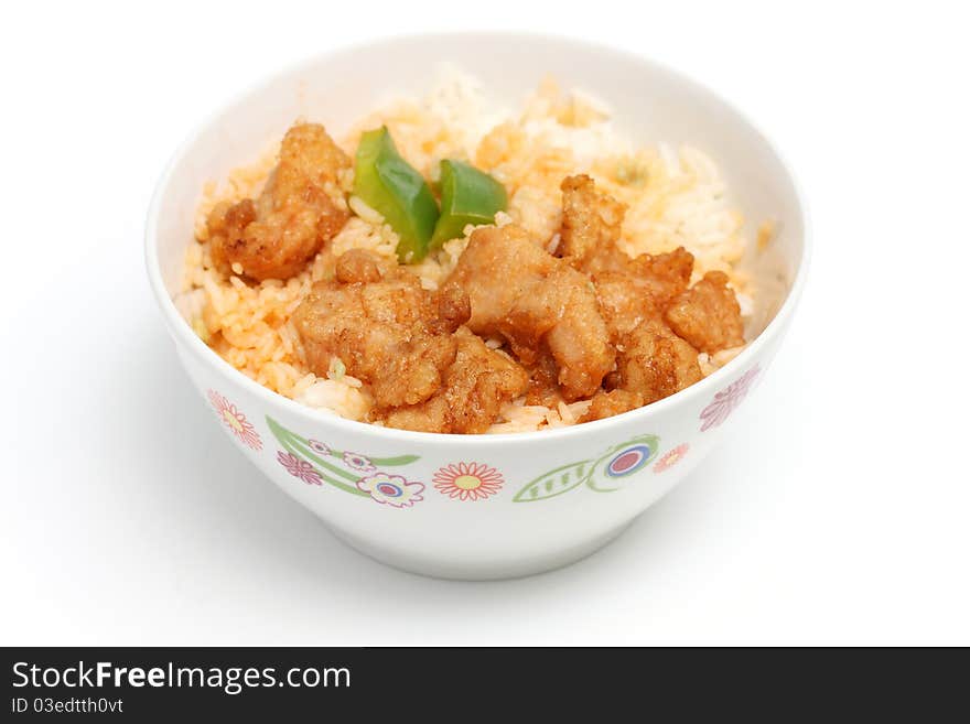 Sweet and Sour Pork Rice